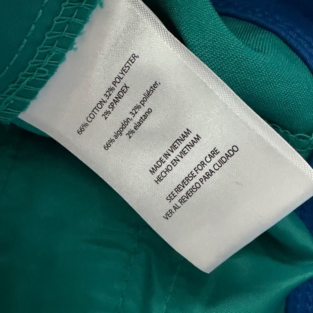 Isaac Mizrahi New York‎ Shorts 12 Teal Green Scalloped Hem - Picture 4 of 5